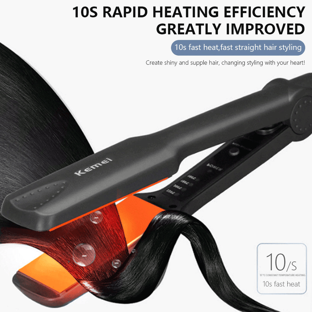 Professional Hair Straightener km329 Straightner with Temperature Control up to 220 C